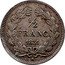 France 1/2 Franc Louis Philippe I 1831 H KM# 741.5 1/2 FRANC 1831 H coin reverse