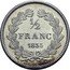 France 1/2 Franc Louis-Philippe I 1833 B KM# 741.2 1/2 FRANC 1838 B coin reverse