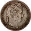 France 1/2 Franc Louis Philippe I 1833 L KM# 741.8 LOUIS PHILIPPE I ROI DES FRANÇAIS DOMARD. F. coin obverse