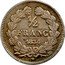 France 1/2 Franc Louis Philippe I 1834 BB KM# 741.3 1/2 FRANC 1834 BB coin reverse