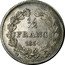 France 1/2 Franc Louis Philippe I 1834 T KM# 741.12 1/2 FRANC 1833 T coin reverse