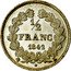 France 1/2 Franc Louis Philippe I 1842 K KM# 741.7 1/2 FRANC 1842 K coin reverse