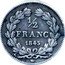 France 1/2 Franc Louis Philippe I 1845 A KM# 741.1 1/2 FRANC 1834 A coin reverse