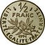 France 1/2 Franc The Sower 1991 KM# 931.2 1/2 FRANC 2000 LIBERTE EGALITE FRATERNITE coin reverse