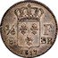 France 1/4 Franc Louis XVIII 1817 BB KM# 714.3 1/4 F BB 1817 coin reverse