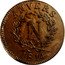 France 10 Centimes Napoleon I Antwerp. Siege Coinage 1814 KM# 5.4 ANVERS N 1814 W coin obverse