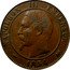France 10 Centimes Napoleon III 1854 D KM# 771.4 NAPOLEON III EMPEREUR BARRE 1855 coin obverse