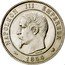 France 10 Centimes Napoleon III 1854 (w) KM# M25a NAPOLEON III EMPEREUR BARRE 1854 coin obverse