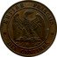 France 10 Centimes Napoleon III 1857 B KM# 771.2 EMPIRE FRANÇAIS B DIX CENTIMES coin reverse