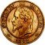 France 10 Centimes Napoleon III 1862 K KM# 798.3 NAPOLEON III EMPEREUR BARRE 1865 coin obverse