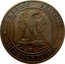 France 10 Centimes Napoleon III 1863 BB KM# 798.2 EMPIRE FRANÇAIS BB DIX CENTIMES coin reverse