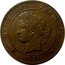 France 10 Centimes Ceres 1877 A KM# 815.1 REPUBLIQUE FRANÇAISE OUDINÉ 1896 coin obverse