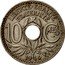 France 10 Centimes Phrygian Cap 1914 dash KM# 866 LIBERTÉ ÉGALITÉ FRATERNITÉ 10 CMES 1914 coin reverse