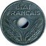 France 10 Centimes Grain Sprigs 1943 KM# 903 ETAT FRANÇAIS A. DE G. coin obverse