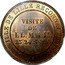 France 10 Centimes Napoleon III 1853 (w) KM# M24a VISITE DE LL. MM. II 23 24 SEPT LA VILLE DE LILLE RECONNAISSANTE coin reverse