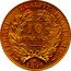France 10 Francs Ceres 1896 A KM# 830 LIBERTE EGALITE FRATERNITE 10 FRANCS A 1896 coin reverse