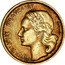 France 10 Francs Marianne 1954 B KM# 915.2 REPUBLIQUE FRANÇAISE G.GUIRAUD coin obverse