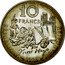 France 10 Francs Victor Hugo 1985 KM# 956a 10 FRANCS VICTOR HUGO RÉPUBLIQUE 1985 FRANÇAISE coin obverse
