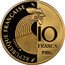 France 10 Francs Robert Schuman 1986 Proof KM# 958c RÉPUBLIQUE FRANÇAISE 10 FRANCS 1986 LOBBAN coin obverse