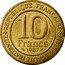 France 10 Francs Millennium of King Capet and France 1987 KM# 961d REPUBLIQUE FRANÇAISE LIBERTE EGALITE FRATERNITE 10 FRANCS 1987 G.BALDRATI coin obverse