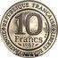 France 10 Francs Hugues Capet 1987 Proof KM# 961c REPUBLIQUE FRANCAISE LIBERTE EGALITE FRATERNITE 10 FRANCS 1987 G. BALDRATI coin obverse