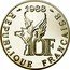 France 10 Francs 100th Anniversary of Birth of Roland Garros 1988 KM# 965a 1988 10F RÉPUBLIQUE FRANÇAISE coin obverse