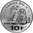 France 10 Francs Treasures of the Nile. Ramses II 1998 Proof KM# 1207 TRESORS DU NIL 1998 10F coin reverse