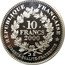 France 10 Francs Denier of Charlemagne 2000 Proof KM# 1230 RÉPUBLIQUE FRANÇAISE LIBERTÉ-ÉGALITÉ-FRATERNITÉ 10 FRANCS 2000 coin obverse
