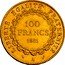 France 100 Francs Genius of Liberty 1881 A KM# 832 LIBERTÉ ÉGALITÉ FRATERNITÉ 100 FRANCS 1903 A coin reverse