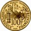 France 100 Francs Germinal 1985 Proof KM# 957b LIBERTE EGALITE FRATERNITE 100F coin obverse