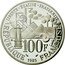 France 100 Francs Emile Zola Germinal 1985 Proof KM# 957a LIBERTE EGALITE FRATERNITE 100 F LE BRETON RÉPUBLIQUE 1985 FRANÇAISE coin obverse