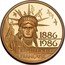 France 100 Francs Statue of Liberty 1986 Proof KM# 960b 1886 1986 RÉPUBLIQUE FRANÇAISE coin obverse