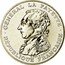 France 100 Francs La Fayette 1987 KM# 962 GÉNÉRAL LA FAYETTE D'AP B. DUVIVIER RÉPUBLIQUE FRANÇAISE coin obverse