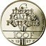 France 100 Francs La Fayette 1987 KM# 962 LIBERTÉ ÉGALITÉ FRATERNITÉ 100F 19 87 DURAND-MEGRET coin reverse