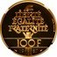 France 100 Francs La Fayette 1987 KM# 962b LIBERTÉ ÉGALITÉ FRATERNITÉ 100 F 19 87 coin reverse