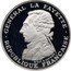 France 100 Francs La Fayette 1987 Proof KM# 962d GÉNÉRAL LA FAYETTE RÉPUBLIQUE FRANÇAISE coin obverse