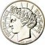 France 100 Francs Fraternity 1988 KM# 966 REPUBLIQUE FRANÇAISE D'AP. BARRE coin obverse