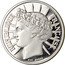 France 100 Francs Fraternity 1988 Proof KM# 966c REPUBLIQUE FRANÇAISE D'AP. BARRE coin obverse