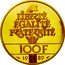 France 100 Francs 200th Anniversary of the Declaration of the Rights of Man 1989 KM# 970b LIBERTÉ ÉGALITÉ FRATERNITÉ 100F 1989 DURAND-MEGRET coin reverse