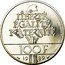 France 100 Francs Human Rights 1989 KM# 970 LIBERTÉ ÉGALITÉ FRATERNITÉ 100F 1989 DURAND-MEGRET coin reverse