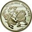 France 100 Francs Hockey 1991 Proof KM# 993 REPUBLIQUE FRANÇAISE J. JIMENEZ coin obverse