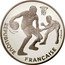 France 100 Francs Basketball 1991 Proof KM# 991 REPUBLIQUE FRANÇAISE JP GENDIS coin obverse