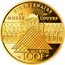 France 100 Francs Napoleon Crowning Josephine 1993 Proof KM# 1022a 1993 100 F BICENTENAIRE DU MUSEE DU LOUVRE coin reverse