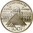 France 100 Francs Mona Lisa 1993 Proof KM# 1017 100F BICENTENAIRE DU MUSEE DU LOUVRE 1993 coin reverse
