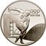 France 100 Francs 1996 Olympics-Discus thrower 1994 Proof KM# 1047 1896-1996 J. JIMENEZ coin reverse