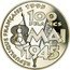 France 100 Francs 50th Anniversary of the End of World War II 1995 Proof KM# 1116.2 RÉPUBLIQUE FRANÇAISE 1995 100 FRANCS 8 MAI 1945 coin obverse