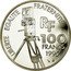 France 100 Francs Romy Schneider 1995 Proof KM# 1108 LIBERTE EGALITE FRATERNITE RF 100 FRANCS 1995 coin obverse