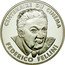 France 100 Francs Federico Fellini 1995 Proof KM# 1100 CENTENAIRE DU CINÉMA FEDERICO FELLINI coin reverse