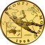 France 100 Francs World Cup Soccer 1997 Proof KM# 1173 OCEANIE JIMENEZ 1998 COUPE DU MONDE coin reverse