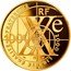 France 100 Francs Automobile 2000 Proof KM# 1241 RF LIBERTÉ ÉGALITÉ FRATERNITÉ XXE 100F 2000 coin obverse
